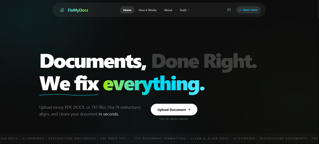 FixMyDocs